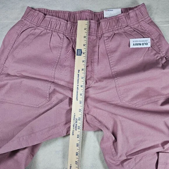 NEW Old Navy Rose Pink Comfort Waistband Ankle Pants Women's – Size Large - Picture 7 of 8
